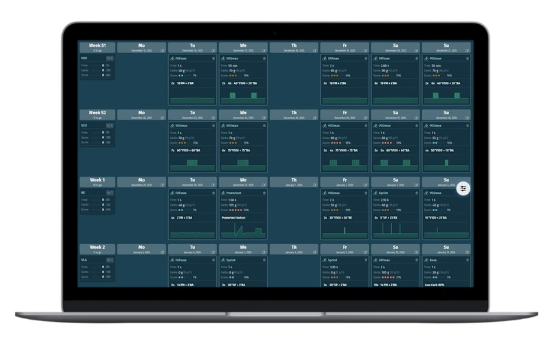 Training Plan on Desktop